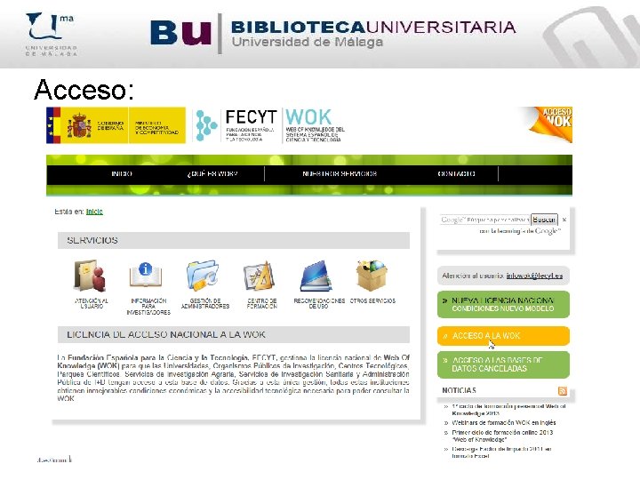 Acceso: 
