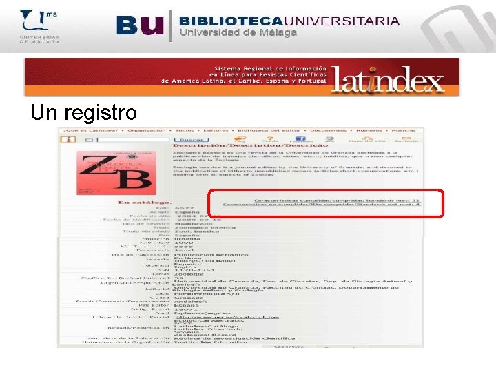 Un registro 