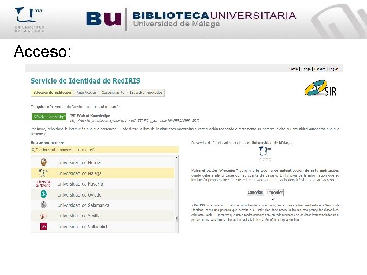 Acceso: 