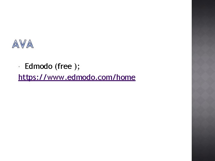 Edmodo (free ); https: //www. edmodo. com/home 