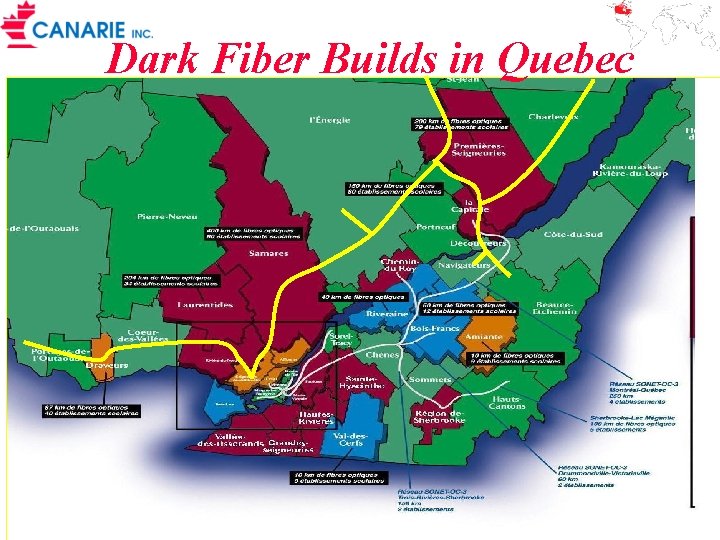 Dark Fiber Builds in Quebec 