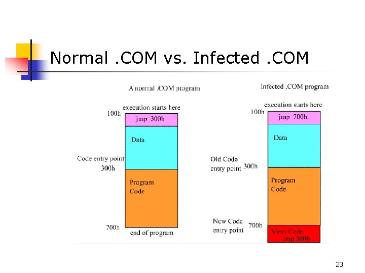 Normal. COM vs. Infected. COM 23 Normal. COM vs. Infected. COM 23