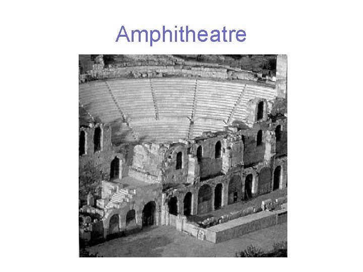 Amphitheatre 