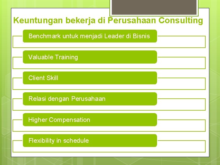 Keuntungan bekerja di Perusahaan Consulting Benchmark untuk menjadi Leader di Bisnis Valuable Training Client
