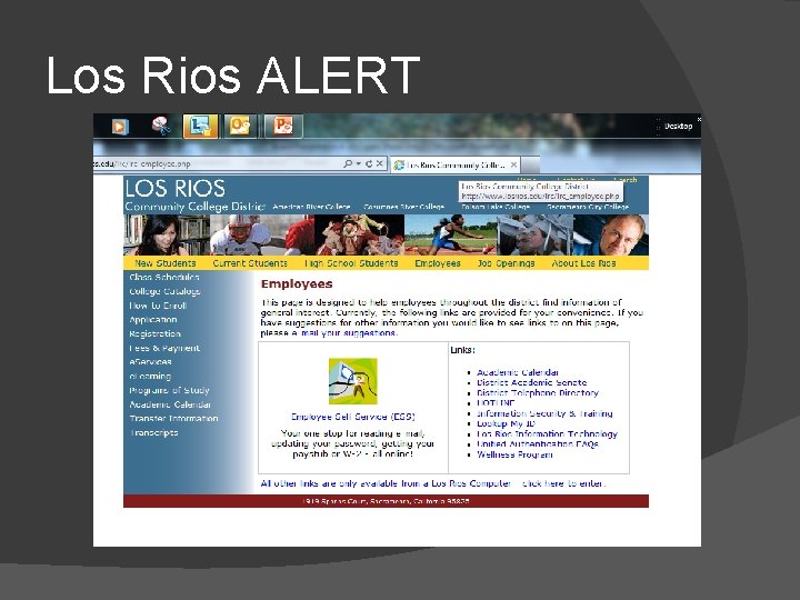 Los Rios ALERT 