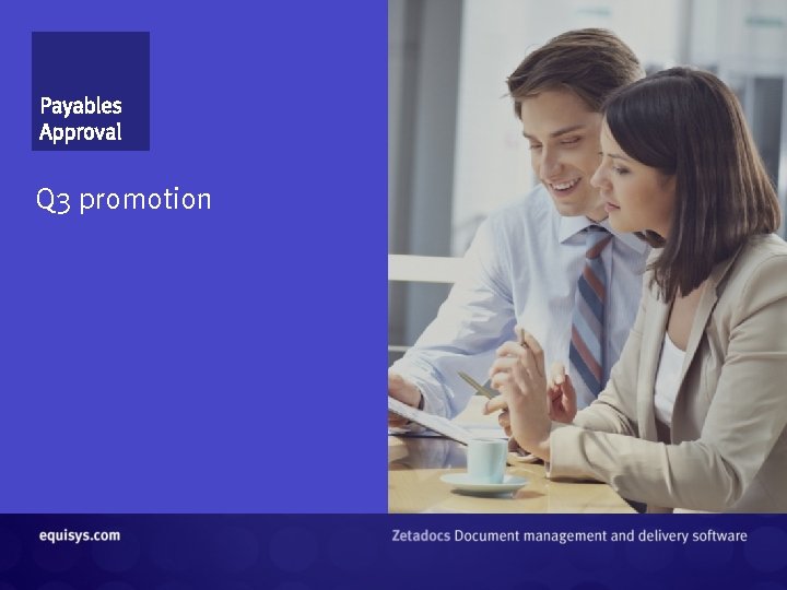 Q 3 promotion Q 3 promotion
