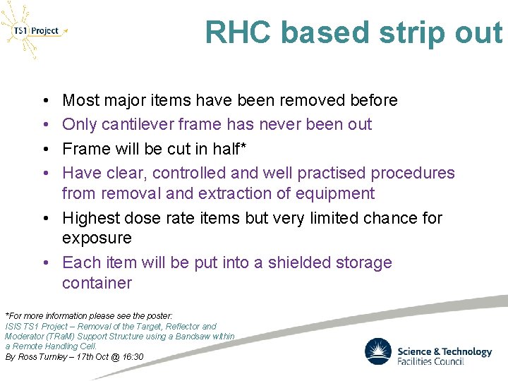 RHC based strip out • • Most major items have been removed before Only