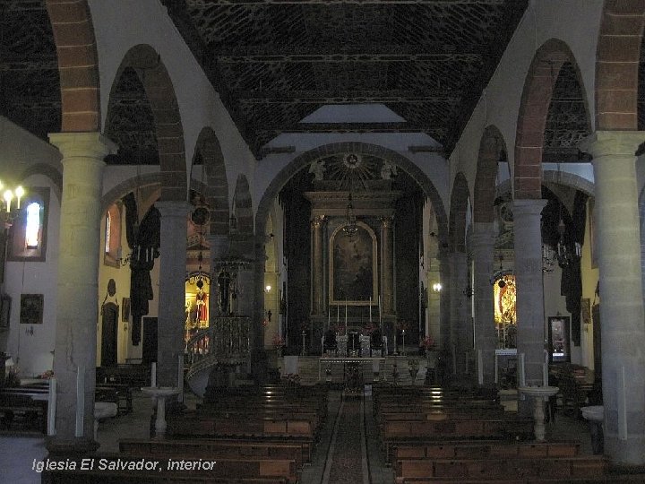 Iglesia El Salvador, interior 