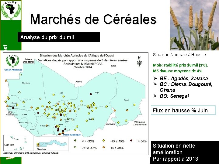 Marchés de Céréales Un autre Sahel est possible ! Analyse du prix du mil