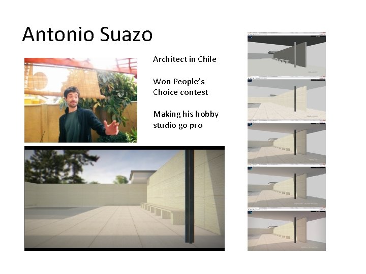 Antonio Suazo Architect in Chile Won People’s Choice contest Making his hobby studio go Antonio Suazo Architect in Chile Won People’s Choice contest Making his hobby studio go