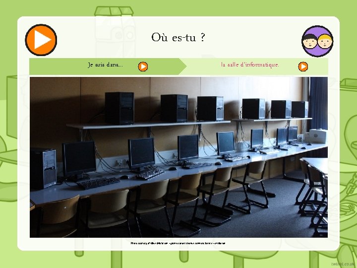 Où es-tu ? Je suis dans… la salle d’informatique. Photo courtesy of tillwe @flickr.