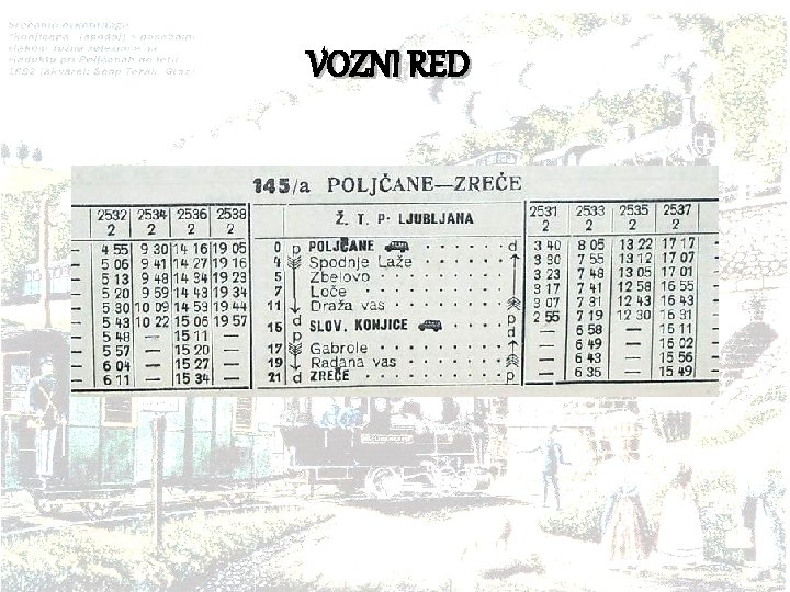 VOZNI RED 