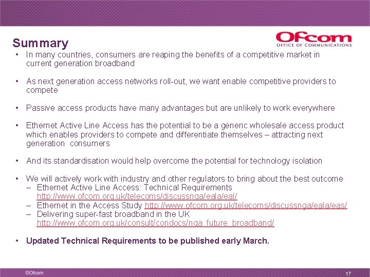 Ofcom Broadband Penetration