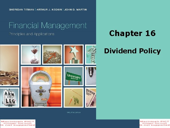 Chapter 16 Dividend Policy 
