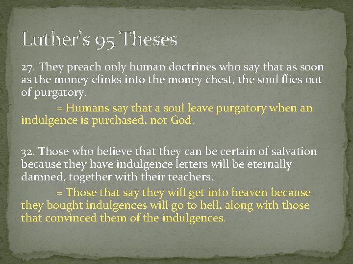 Luther’s 95 Theses 27. They preach only human doctrines who say that as soon Luther’s 95 Theses 27. They preach only human doctrines who say that as soon