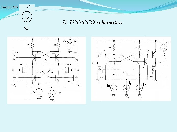 Sozopol, 2009 D. VCO/CCO schematics 