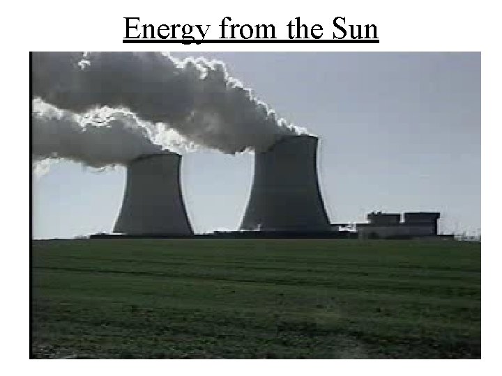 Energy from the Sun 46 