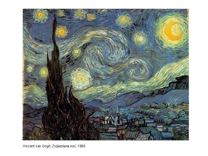 Vincent van Gogh: Zvijezdana noć, 1888. 