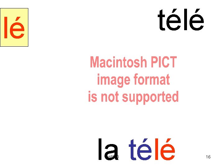 télé lé la télé instit 90 16 