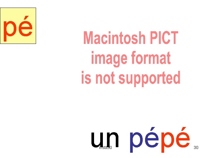 pépé pé un pépé instit 90 30 