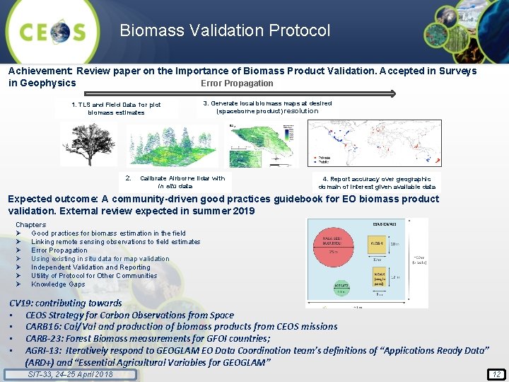 Biomass Validation Protocol Achievement: Review paper on the Importance of Biomass Product Validation. Accepted