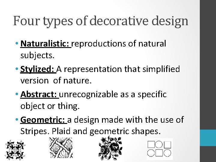 Structural And Decorative Design Is The Selecting - Types Of Decorative Design