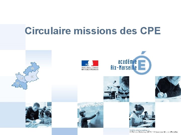 Circulaire missions des CPE 1 Quelques textes Art