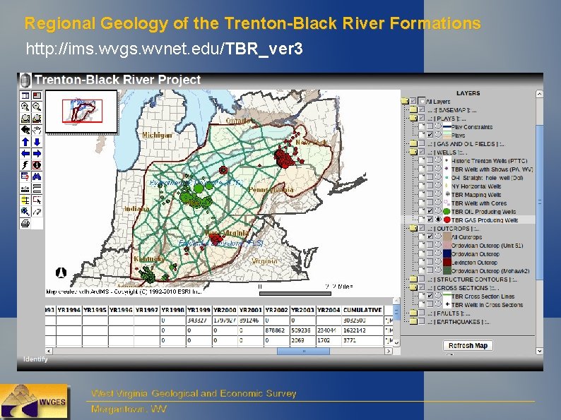 Regional Geology of the Trenton-Black River Formations http: //ims. wvgs. wvnet. edu/TBR_ver 3 