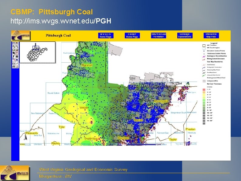 CBMP: Pittsburgh Coal http: //ims. wvgs. wvnet. edu/PGH 