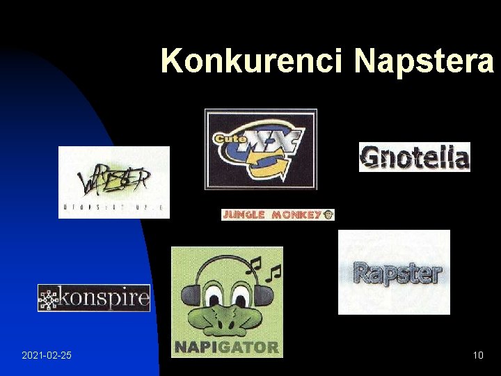 Konkurenci Napstera 2021 -02 -25 10 