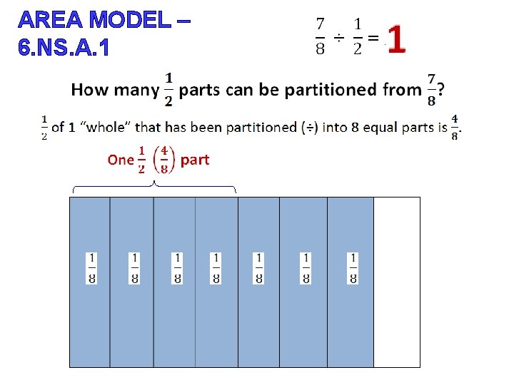 AREA MODEL – 6. NS. A. 1 