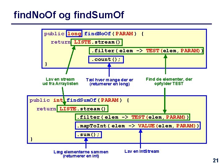 find. No. Of og find. Sum. Of public long find. No. Of( PARAM )