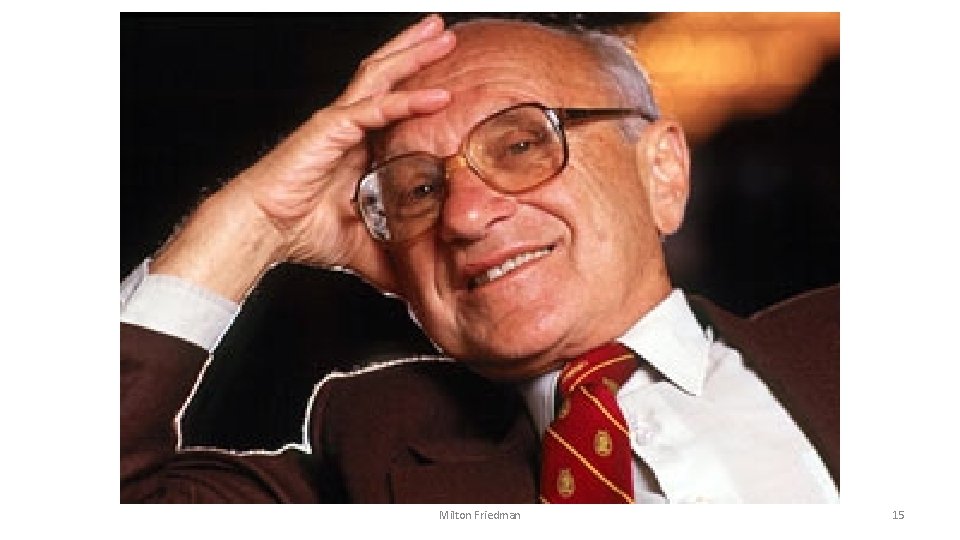 Milton Friedman 15 