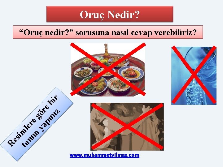 Oruç Nedir? R es im ta le nı re m ya gör pı e