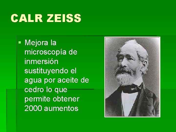 CALR ZEISS § Mejora la microscopía de inmersión sustituyendo el agua por aceite de CALR ZEISS § Mejora la microscopía de inmersión sustituyendo el agua por aceite de