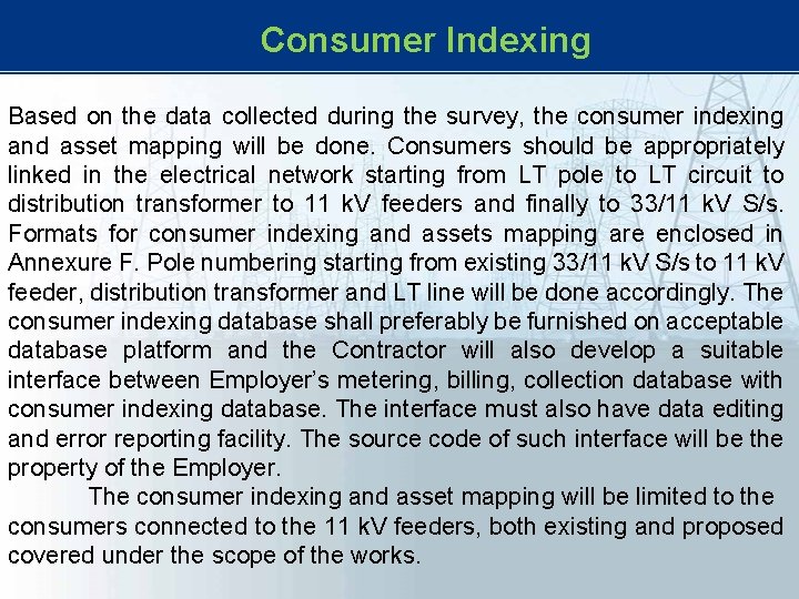 Consumer Indexing Based on the data collected during the survey, the consumer indexing Consumer Indexing Based on the data collected during the survey, the consumer indexing