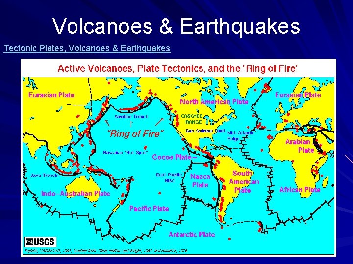 Volcanoes & Earthquakes Tectonic Plates, Volcanoes & Earthquakes 