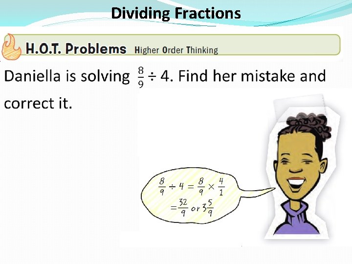 Dividing Fractions � 