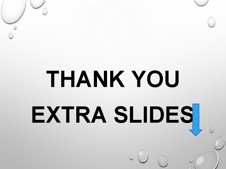 THANK YOU EXTRA SLIDES 