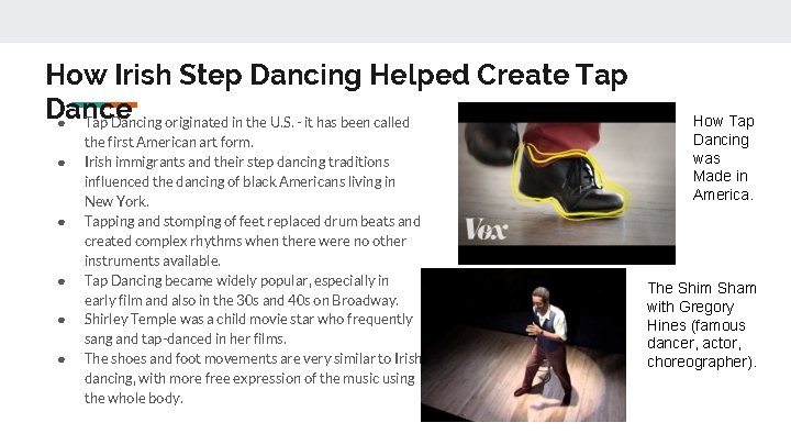 How Irish Step Dancing Helped Create Tap Dance ● Tap Dancing originated in the