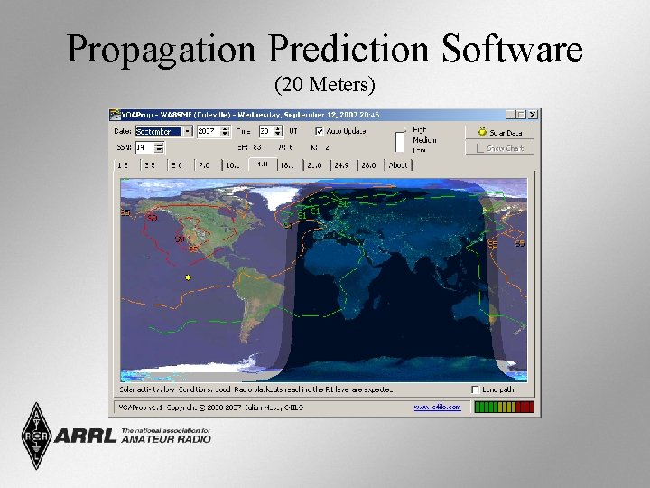 Propagation Prediction Software (20 Meters) 
