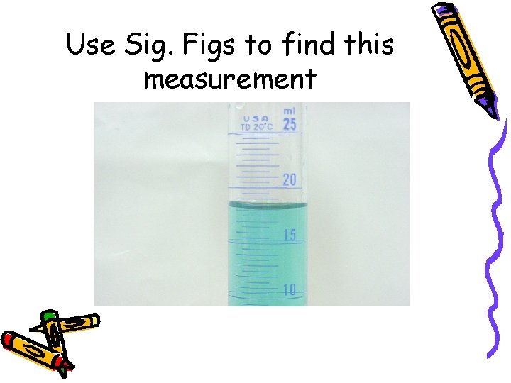 Use Sig. Figs to find this measurement 