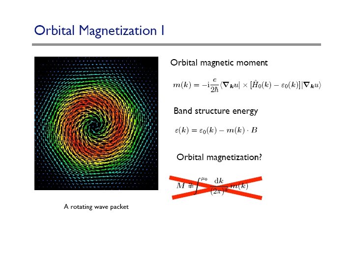 Berry Phase Effects On Electrons Qian Niu University