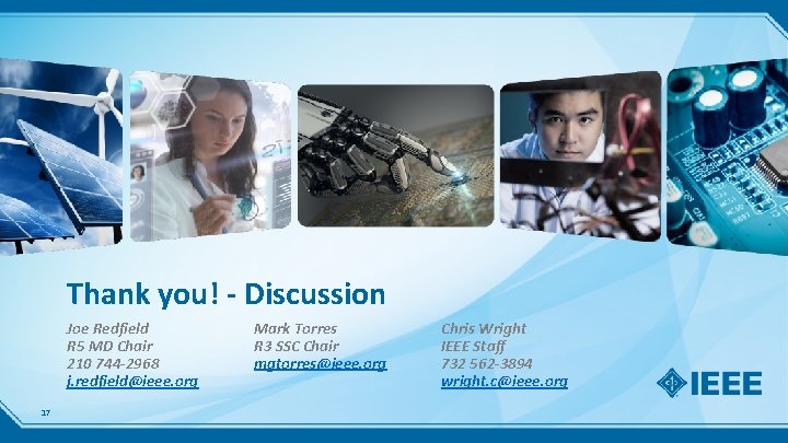 Thank you! - Discussion Joe Redfield R 5 MD Chair 210 744 -2968 j.