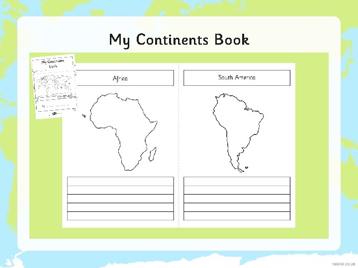 My Continents Book 