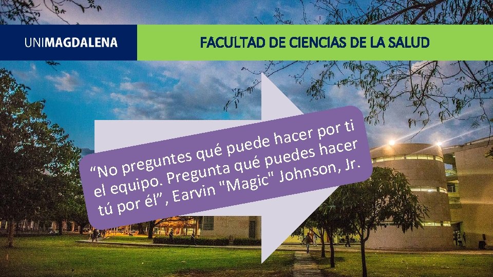 FACULTAD DE CIENCIAS DE LA SALUD i t r o p r e c FACULTAD DE CIENCIAS DE LA SALUD i t r o p r e c