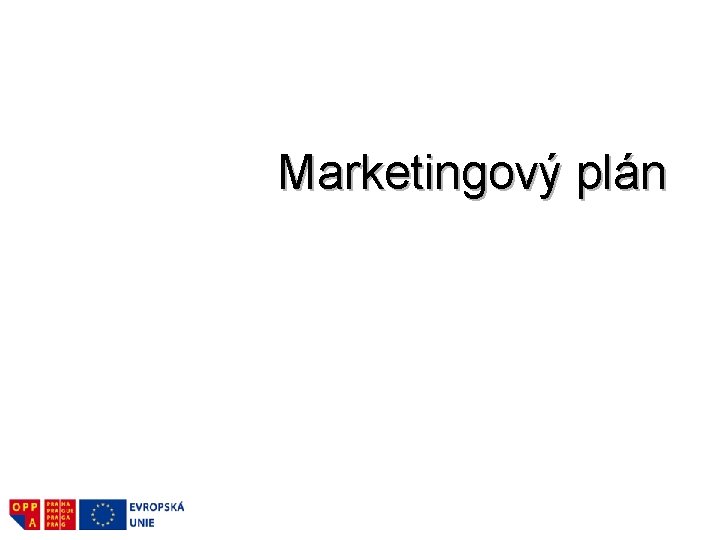 Marketingový plán 