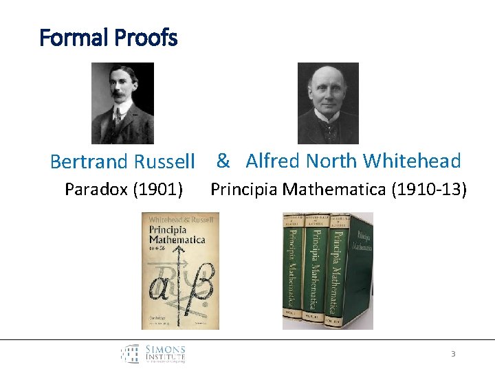 The Limits Of Proof Paul Beame University Of