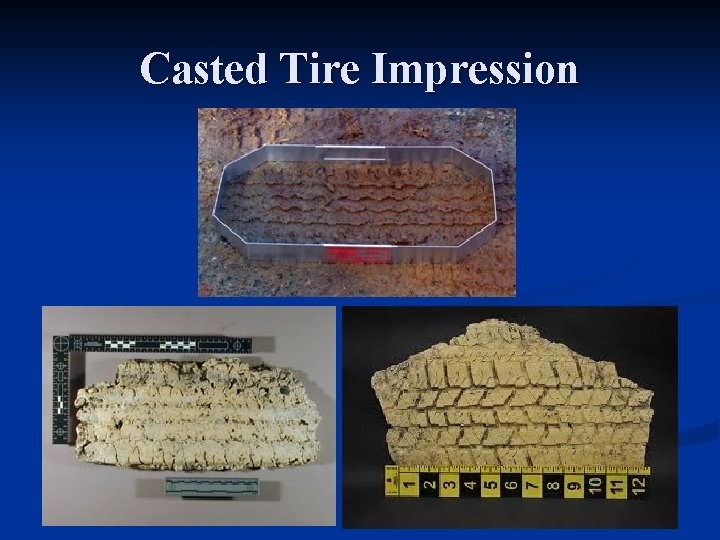 Casted Tire Impression 