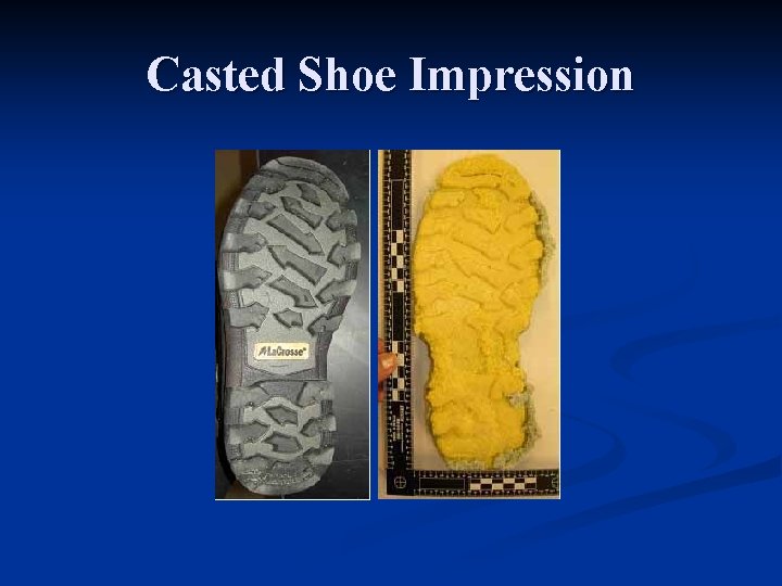 Casted Shoe Impression 